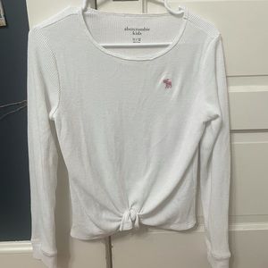 White Abercrombie Kids (11-12) Long Sleeve
